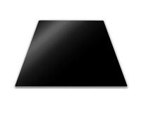 Pebbly 99-14PPBIG Tabla de protección para Placa de Cocina, Cristal Templado, 57 x 50 cm, Color Negro