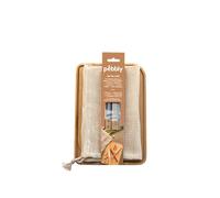 Pebbly NBA184 set de cocinero compuesto tabla, cuchillo, ahorro y red de verduras