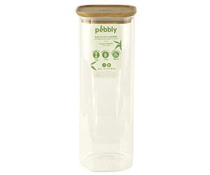 PEBBLY PKV-007 - Bote de conservación natural, 2 l, 11 x 11 x 30 cm