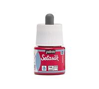 Pebeo - Frasco Setasilk Magenta 45 ml - Pintura sobre seda - Frasco tapón Pipeta de 45 ml - Color Magenta