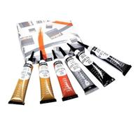 Pebeo 21483 Cerne relieve pintura VI Trail 20 ml caja de 6 tubos colores surtidos