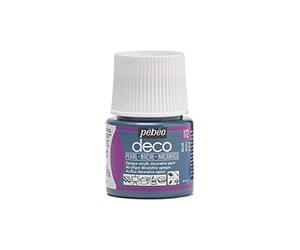 Pébéo 285112 112 Blue Pearl - Pintura acrílica (Mate, 45 ml), Color Azul nacarado