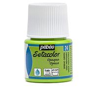 Pébéo 295-024-Pintura para Tejidos y Telas, Pintura, Verde de Primavera, 45 ml, 45