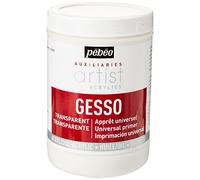 Pebeo 523800 1 Litre Gesso, Transparent