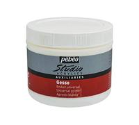 Pebeo 524102 Acrylic Studio Gesso - Pintura acrílica (500 ml)
