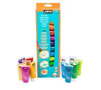 PEBEO 636906 Set Decouverte Acrylcolor 12 x 20ml Pintura Colores Purpurina 18 x 10 x 3 cm