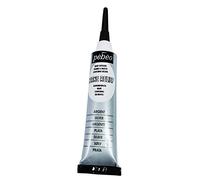 Pébéo 774100 - Tubo de decoración acrílica para Cristal (20 ml), Color Plateado