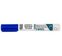 Pébéo 803408 7 A marcador telas punta pincel 1 mm azul