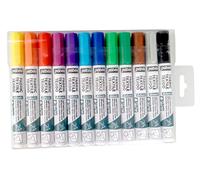 Pébéo 803511 7 A Set de Opaque Surtido básico de 6 rotuladores punta redonda 4 mm), multicolor