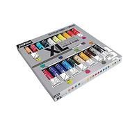 Pébéo 920221 Ó l e o F i n o S t u d i o X L Estuche 20 tubos 20 ml, 20 tubos 20 ml surtidos 1 pincel, Multicolor