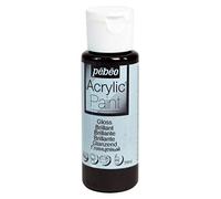 PEBEO Acrílico de 59 ml, Negro Brillante, 59