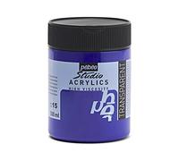 Pebeo Acrílico Fine Studio - Pintura Acrílica, 500 ml, Azul (Azul Ultramar Oscuro)