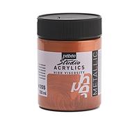 Pébéo Acrílico Fine Studio - Pintura Acrílica, 500 ml, Marrón (Cobre)