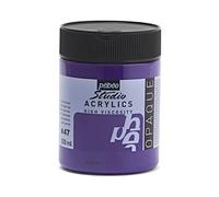Pébéo Acrílico Fine Studio - Pintura Acrílica, 500 ml, Morado (Violeta Cobalto Oscuro Imitación)