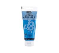 Pébéo - Acrílico Fine Studio - Pintura acrílica Azul - Azul Cerúleo - 100 ml
