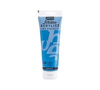 Pébéo - Acrílico Fine Studio - Pintura acrílica Azul - Azul Cerúleo - 250 ml