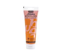 Pébéo - Acrílico Fine Studio - Pintura acrílica Naranja - Naranja Cadmio Imitatión - 250 ml