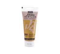 Pébéo - Acrílico Fine Studio - Pintura acrílica Oro - Oro Rico - 100 ml