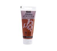 Pébéo - Acrílico Fine Studio - Pintura acrílica Rojo - Ocre Rojo - 100 ml