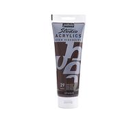 Pébéo - Acrílico Fine Studio - Pintura acrílica Sombra - Sombra Tostada - 250 ml