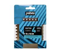 Pebeo Art Supplies - Cuchilla raspadora de acero inoxidable "Creates a Blade Texture" (10 x 10 cm)