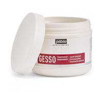 Pebeo Artista Acrílico Auxiliares Transparente Gesso Pintura Base 500ml