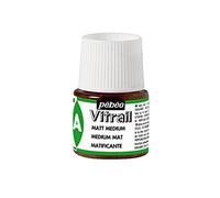 Pebeo Pébéo - Brillantina para Pintar vidriera de Color, 45 ml, Transparente
