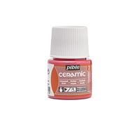 Pebeo - Cerámica - Color Opaco para Terracota, cerámica y Loza - Botella 45 ml, Cyclamen
