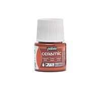 Pebeo - Cerámica - Color opaco para terracota, cerámica y loza - Botella 45 ml, Scale Brown