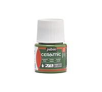 Pebeo - Cerámica - Color opaco para terracota, cerámica y loza - Botella 45 ml, Verde