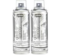 PEBEO Deco Spray, cromo plateado, 200 ml (Paquete de 2)