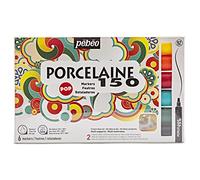 Pébéo - Estuche de 6 rotuladores para porcelana (punta fina)