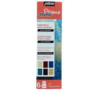 Pebeo Fantasía Prisme 6 X 20ml Iniciación Set Panal Efecto Pintura Craft Artista