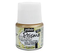 Pebeo Fantasy Prisme - Pintura para manualidades multisuperficie, 45 ml, color blanco cáscara de huevo