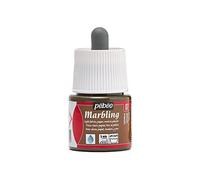 Pébéo - Frasco Marmoleado 45ml Siena - Pintura Efecto Mármol Pintura Brillante Siena - Marmoleado en Superficies Ligeras y Porosas - 45ml - Siena