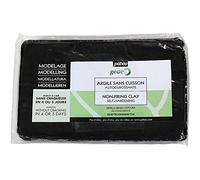Pébéo Arcilla sin cocción 766352 – Autodurciente negra 1,5 kg