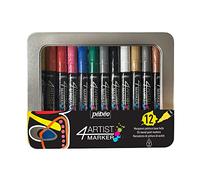 Pebeo Juego de Metal 4ARTIST, Surtidos, 12X4MM