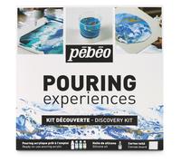 Pebeo Kit Experiencia Pouring Acrílico: Pintura, Aceite, Lienzo 59ml