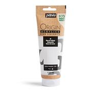 Pebeo - Origin Acrylics 120 ml - Pintura Acrílica Ecodiseñada - Alta Viscosidad - Acabado Mate - Ligante 100% Reciclado - 96% Materias Primas Europeas - Blanco Mixto