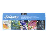 Pebeo PE294000 Discovery - Set de pintura para tela (45 ml, 10 unidades) - Setacolor opaco (1,5 onzas l?quidas) (paquete de 10)