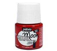 Pebeo - Pintura de Manualidades Fantasy Moon - Multi Superficie - 45ml - VARIOS COLORES - Carmín