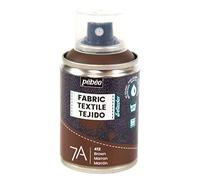 Pébéo - Pintura en spray para textiles 7A Spray - Tejidos naturales y sintéticos - Base de agua - Sin disolventes - Resistente al Lavado a Máquina - Pintura sobre Tejido Pébéo Color Marrón