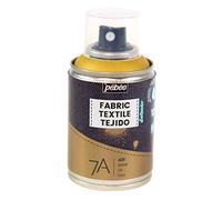 Pébéo - Pintura en spray para textiles 7A Spray - Tejidos naturales y sintéticos - Base de agua - Sin disolventes - Resistente al Lavado a Máquina - Pintura sobre Tejido Pébéo Color Dorado