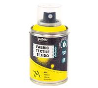 Pébéo - Pintura en spray para textiles 7A Spray - Tejidos naturales y sintéticos - Base de agua - Sin disolventes - Resistente al Lavado a Máquina - Pintura sobre Tejido Pébéo Color Amarillo