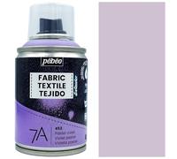 Pébéo - Pintura en spray para textiles 7A Spray - Tejidos naturales y sintéticos - Base de agua - Sin disolventes - Resistente al Lavado a Máquina - Pintura sobre Tejido Pébéo Color Violeta pastel