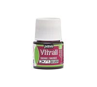 Pebeo - Pintura para Cristal, Color Rosa (45 ml)