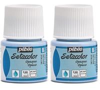 PEBEO Pintura Setacolor Opaca Azul Cielo 45ml (Paquete de 2)