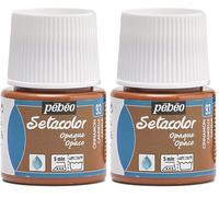 PEBEO Pintura Setacolor Opaca Canela 45ml (Paquete de 2)