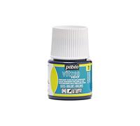 PEBEO - Pintura Transparente para Vidrio Vitrea 160°C - Azul Turquesa - 45 ML