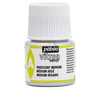 Pébéo - Pintura Transparente para Vidrio Vitrea 160°C - Iridiscente Medio para Hacer Sus Colores V160 Nacarados - 45 ML